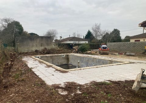 Terrassement pour deux projets de construction — Saint Caprais de Bordeaux