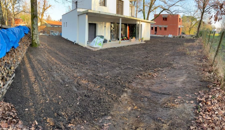 Terrassement maison neuve — Taillan-Médoc