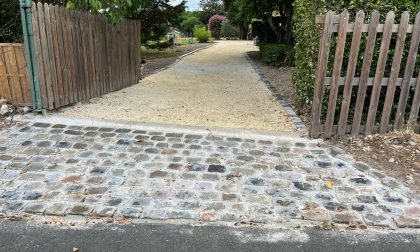Parking calcaire 4/10 avec structure pavé 13/20 — Cadaujac — photo 3