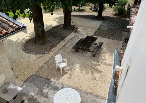 Parking calcaire 4/10 avec structure pavé 13/20 — Cadaujac